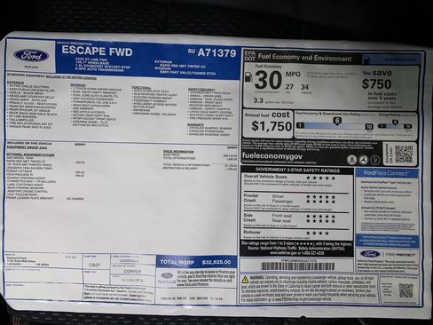 New 2025 Ford Escape ST-Line w/ Tech Pack #1 image 15