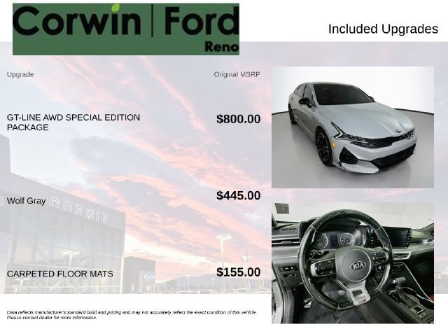 Used 2021 Kia K5 GT-Line AWD/4WD image 3