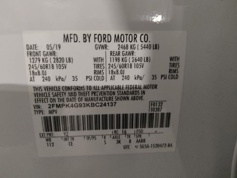 Used 2019 Ford Edge SE w/ Cargo Accessory Package AWD/4WD image 33