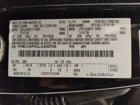 Used 2020 Ford Escape S FWD image 33
