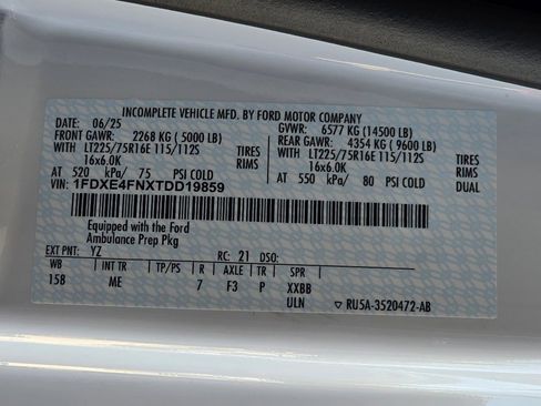 New 2026 Ford E-450 and Econoline 450 Super Duty w/ Ambulance Prep Package image 28