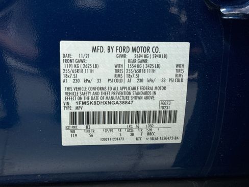 Used 2022 Ford Explorer XLT w/ Equipment Group 202A image 13