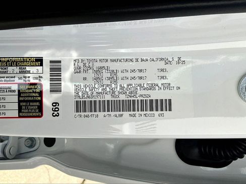 New 2025 Toyota Tacoma SR5 image 13