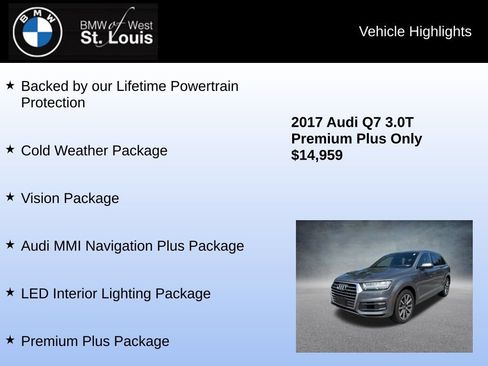 Used 2017 Audi Q7 3.0T Premium Plus AWD/4WD image 7
