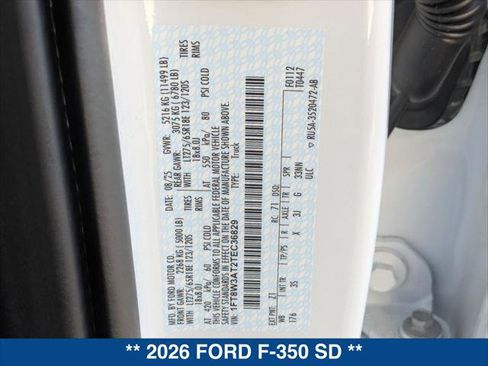 New 2026 Ford F350 XLT w/ XLT Premium Package RWD image 20