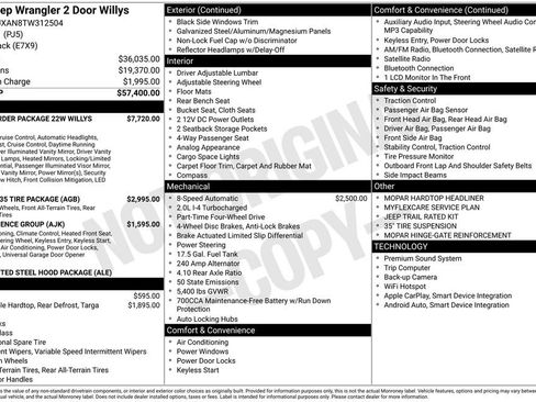 New 2026 Jeep Wrangler Sport AWD/4WD image 6