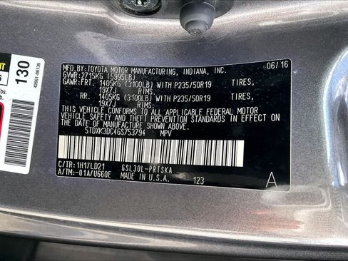 Used 2016 Toyota Sienna SE FWD image 20
