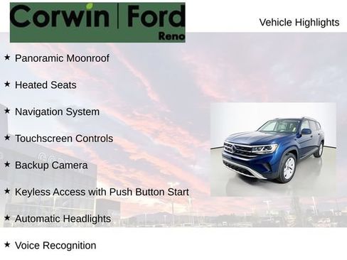 Used 2021 Volkswagen Atlas SEL FWD image 8