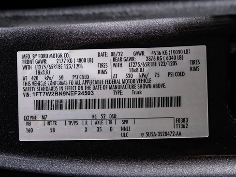 Used 2022 Ford F250 Lariat w/ Lariat Value Package AWD/4WD image 58
