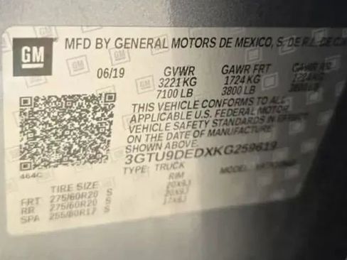 Used 2019 GMC Sierra 1500 SLT w/ SLT Premium Package image 55