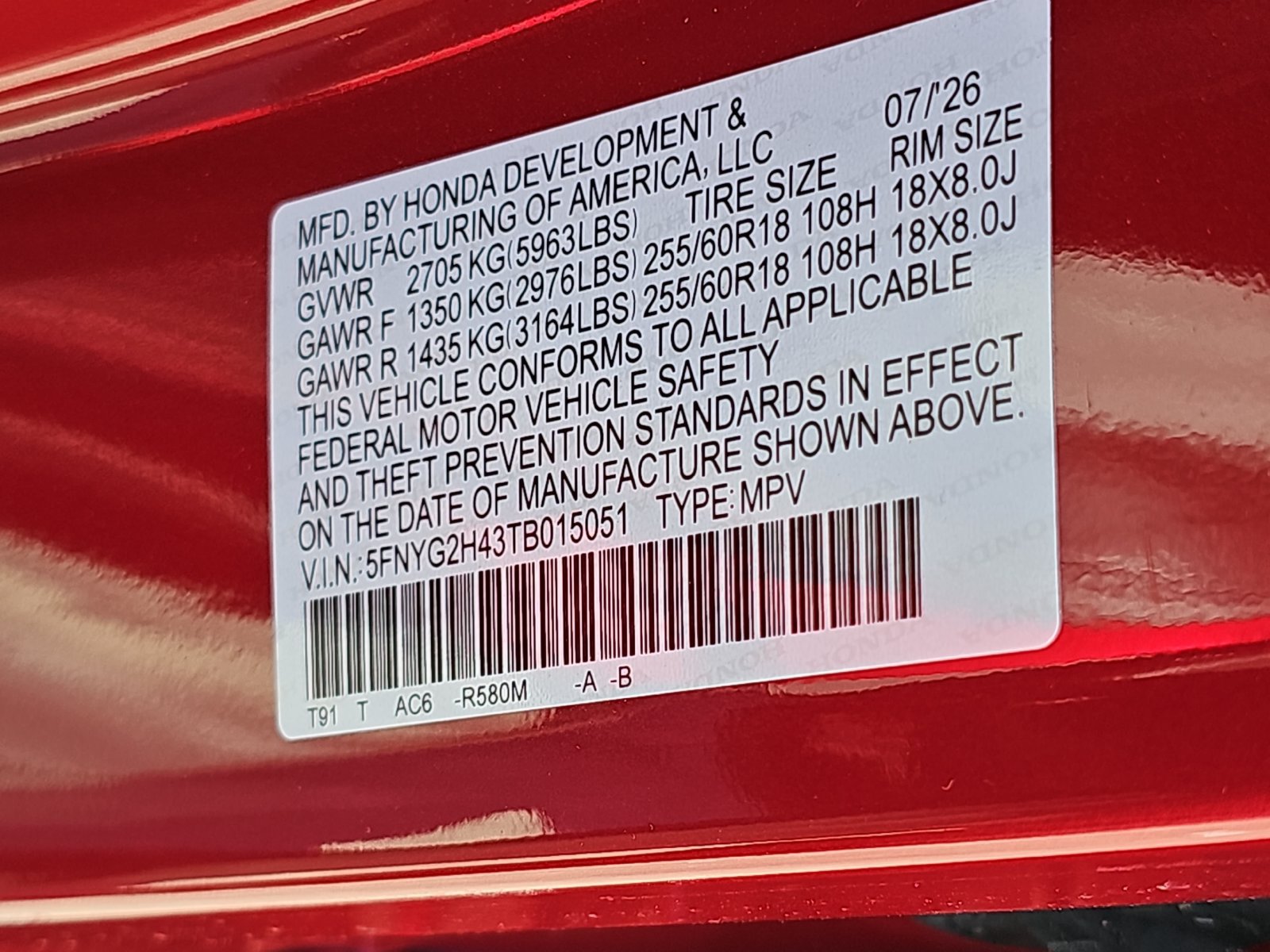 New 2026 Honda Pilot EX-L image 38