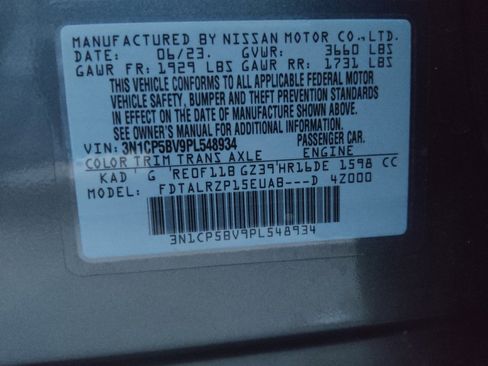 Used 2023 Nissan Kicks S FWD image 33
