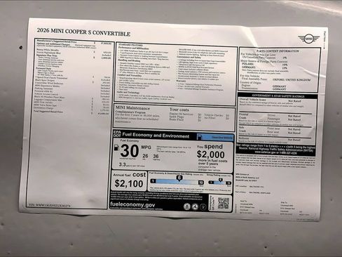 New 2026 MINI Cooper S FWD image 12