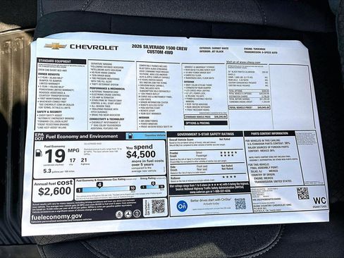 New 2026 Chevrolet Silverado 1500 Custom image 14