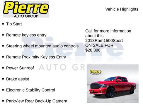 Used 2018 RAM 1500 Sport w/ Sport Premium Group AWD/4WD image 22
