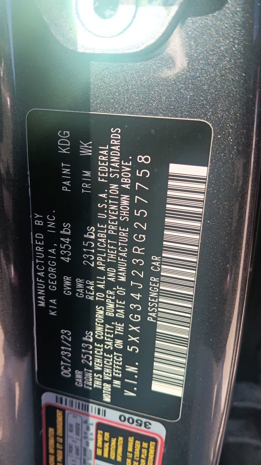 Certified 2024 Kia K5 EX w/ EX Premium Package FWD image 9