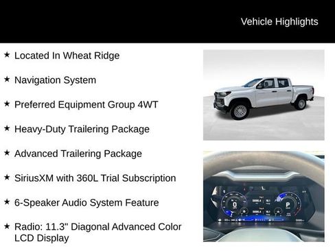 Used 2026 Chevrolet Colorado W/T w/ Advanced Trailering Package image 8