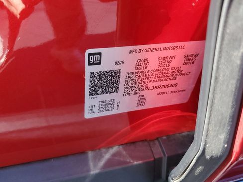 Certified 2025 Cadillac Escalade Sport Platinum w/ LPO, Floor Liner Package image 32