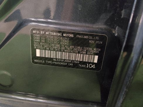 Used 2024 Mitsubishi Mirage G4 Black Edition image 33