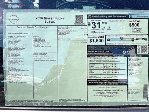 New 2026 Nissan Kicks SV image 12