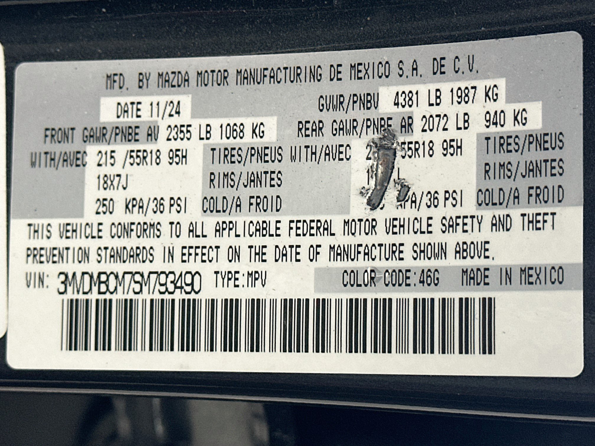 Used 2025 MAZDA CX-30 AWD 2.5 S w/ Preferred Package image 12