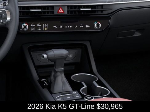 New 2026 Kia K5 GT-Line w/ GT-Line Red Interior Package FWD image 24