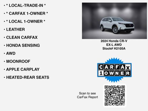 Used 2024 Honda CR-V EX-L image 7