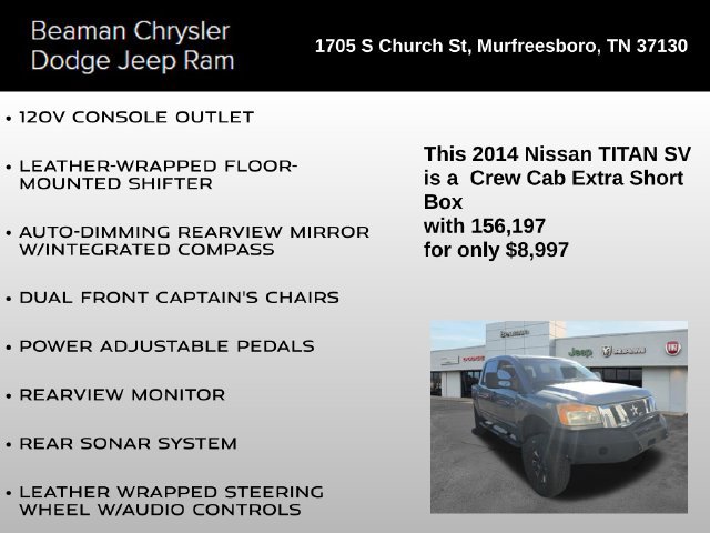 Used 2014 Nissan Titan SV w/ SV Premium Utility Package AWD/4WD image 23