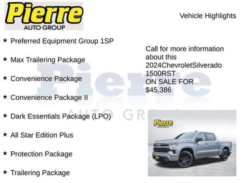 Used 2024 Chevrolet Silverado 1500 RST w/ True North Edition Plus AWD/4WD image 7