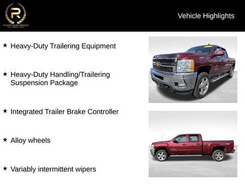 Used 2013 Chevrolet Silverado 2500 LTZ w/ LTZ Plus Package AWD/4WD image 9