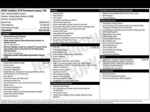 Used 2025 Cadillac XT5 Premium Luxury image 36