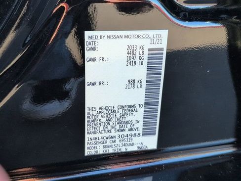 Used 2022 Nissan Altima 2.5 SR w/ Midnight Edition Package image 28