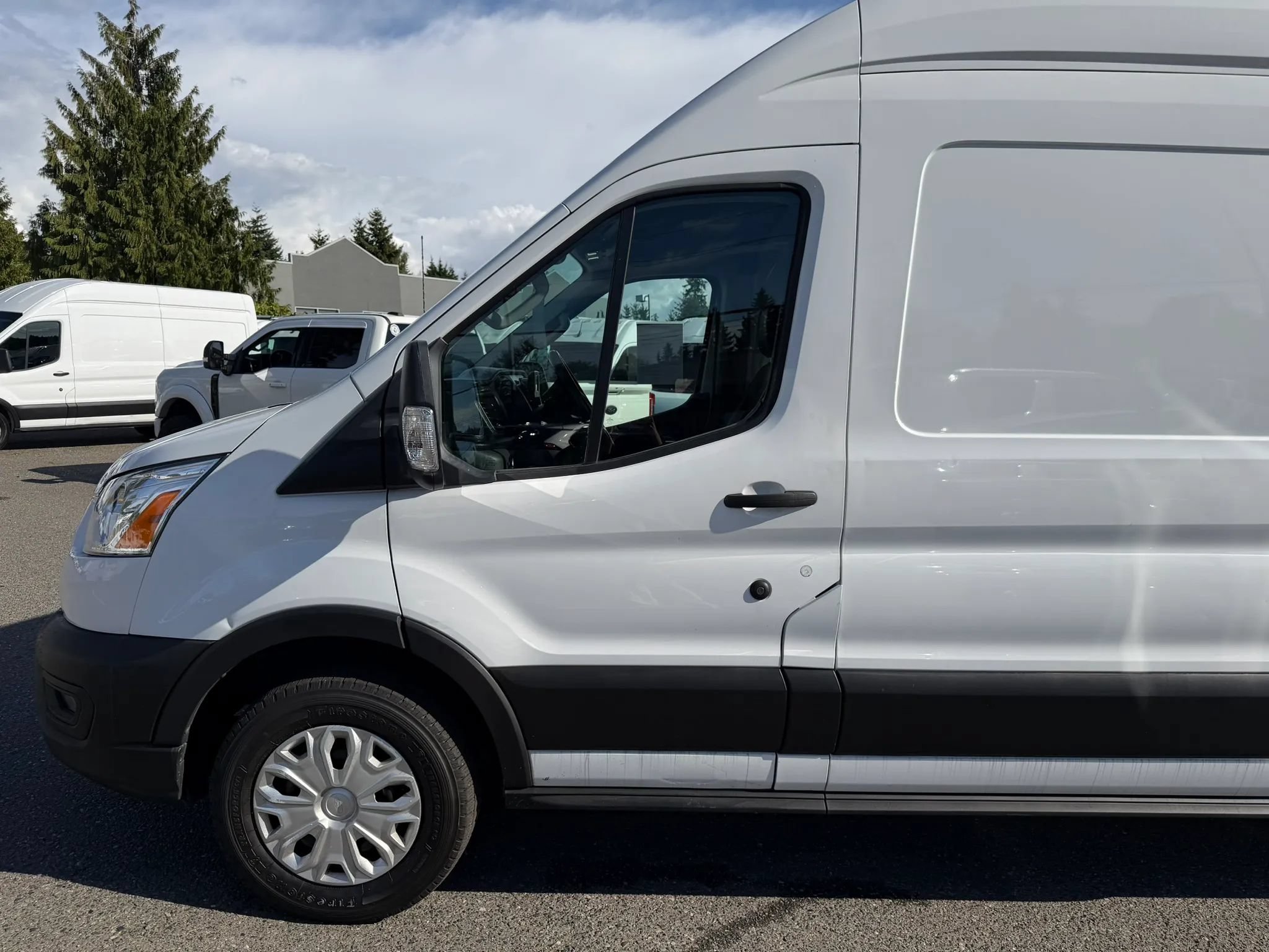 Used 2021 Ford Transit 350 148 High Roof Extended w/ Load Area Protection Package RWD image 4