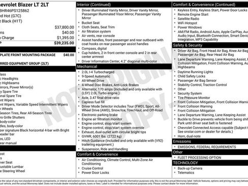 Used 2023 Chevrolet Blazer LT image 17
