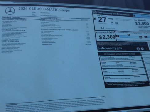 Used 2026 Mercedes-Benz CLE 300 4MATIC Coupe image 32