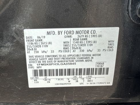 Used 2020 Ford Explorer Limited AWD/4WD image 27