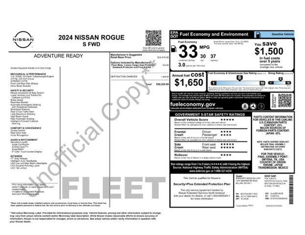 Used 2024 Nissan Rogue S FWD image 2