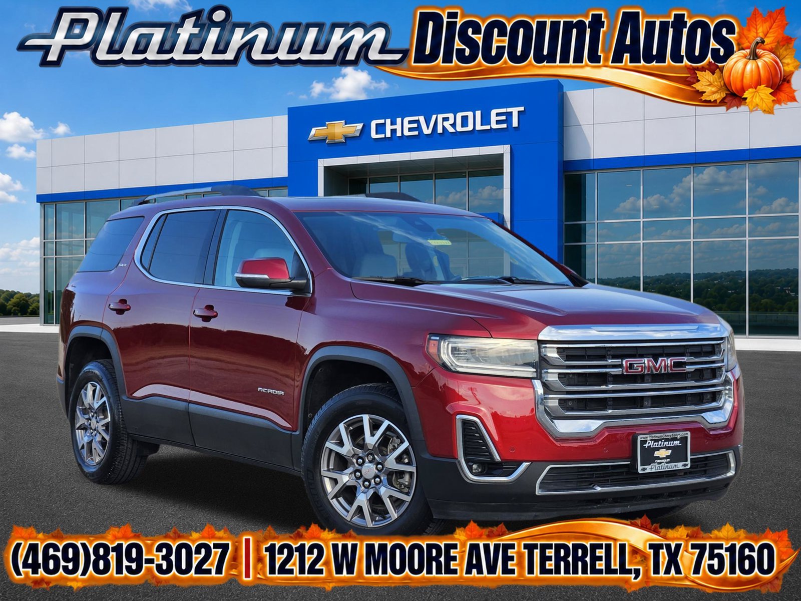 Used 2021 GMC Acadia SLT w/ Preferred Package FWD 360° Tour