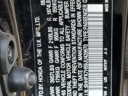 Used 2018 Honda Civic EX image 9