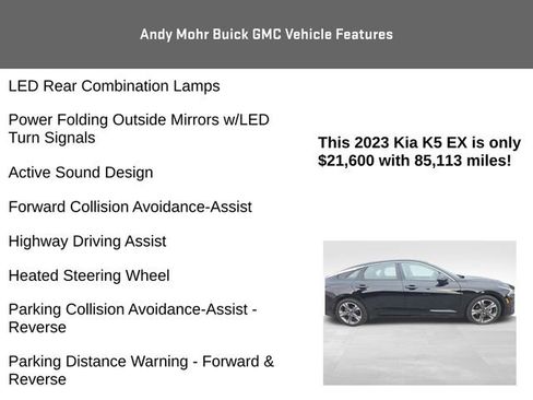 Used 2023 Kia K5 EX w/ EX Premium Package FWD image 16