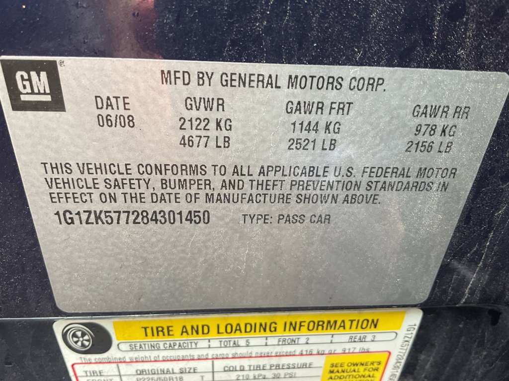 Used 2008 Chevrolet Malibu LTZ w/ Rear Power Package FWD image 37