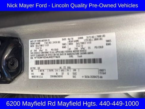 Used 2018 Ford F150 XLT image 33