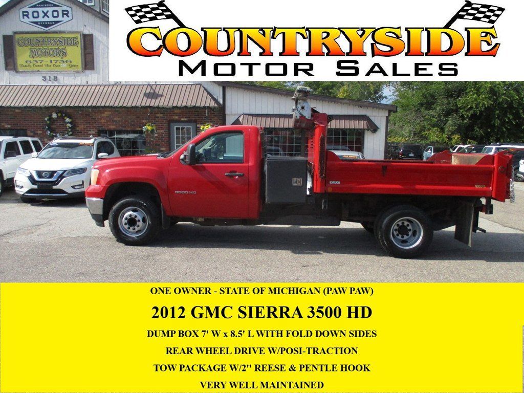 Used 2012 GMC Sierra 3500 W/T RWD image 1