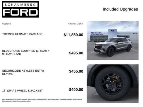New 2026 Ford Explorer Tremor w/ Tremor Ultimate Package AWD/4WD image 4