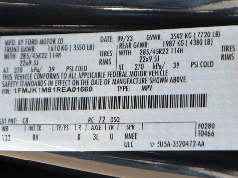 Used 2024 Ford Expedition Max Platinum AWD/4WD image 63