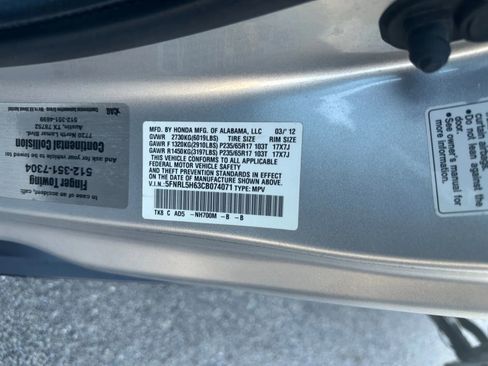 Used 2012 Honda Odyssey EX-L image 25