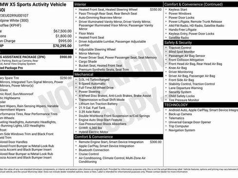 Used 2024 BMW X5 xDrive40i w/ Parking Assistance Package image 7