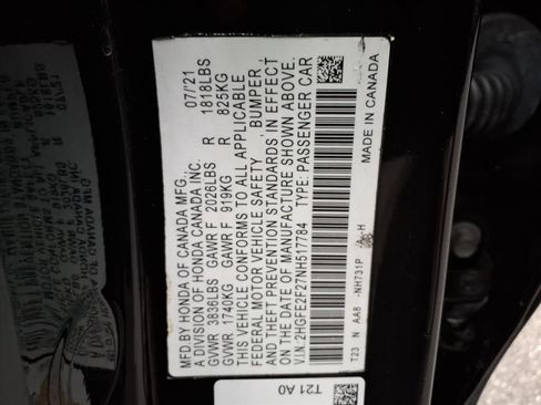 Used 2022 Honda Civic LX image 28