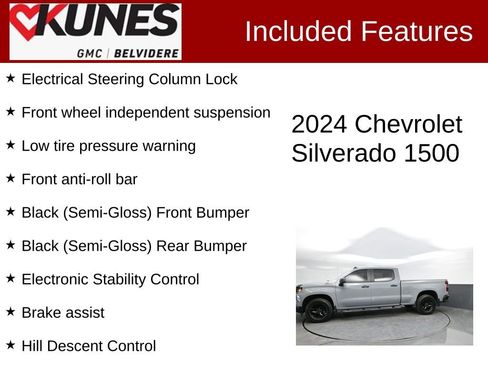 Used 2024 Chevrolet Silverado 1500 W/T w/ WT Value Package AWD/4WD image 3