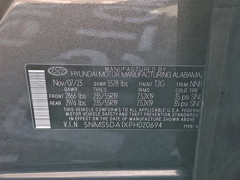 Certified 2023 Hyundai Santa Fe Limited image 27